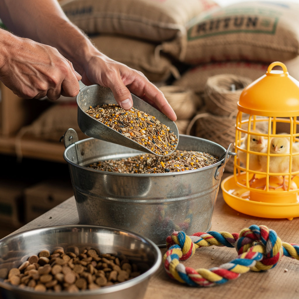 American Hay & Mercantile in Oak View offering animal feed, pet supplies, and agricultural services